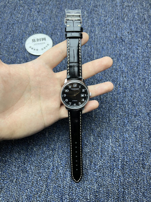 【新款大号40mm】浪琴名匠3点历系列 黑色盘 男士腕表
机芯：进口西铁城 商品图8