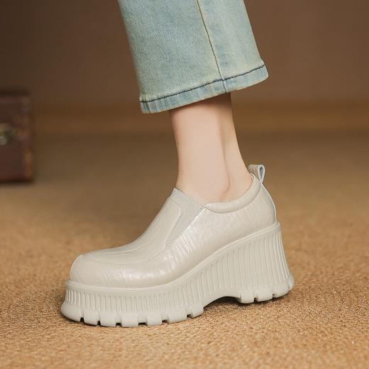 【预售5天】羊皮版~休闲厚底增高小白鞋女秋冬季新款爆款百搭运动休闲鞋TYMXY&1906 商品图2