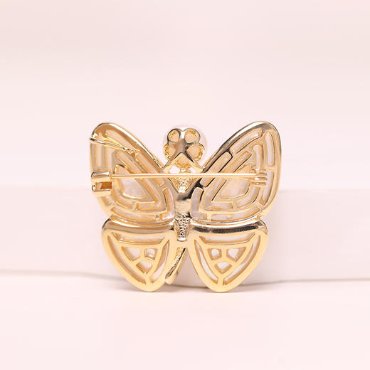 美裕 GP淡水珍珠胸花8-9mm 108873 商品图5
