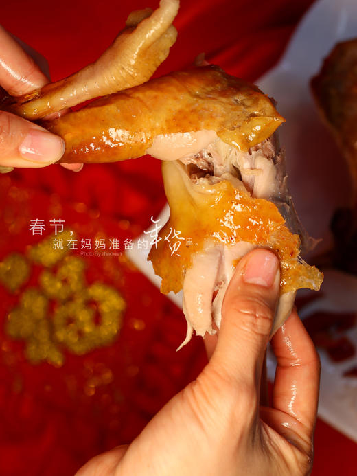 🛍️我都要被香晕了！皮脆肉嫩好吃到嗦手指用来拌饭绝了含泪吃两碗！【海南特产】新年礼盒盐焗鸡 商品图4