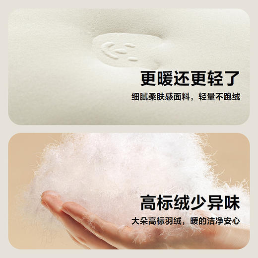 【迷你小蛋仔】迷你巴拉羽绒连体衣男女童宝宝萌趣翻领冬日 商品图3