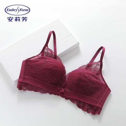 【海信嘉年华】安莉芳新品【花漾系列】蕾丝性感半杯女士无钢圈小胸聚拢文胸【限时买一送一】 EBW0849 商品图0