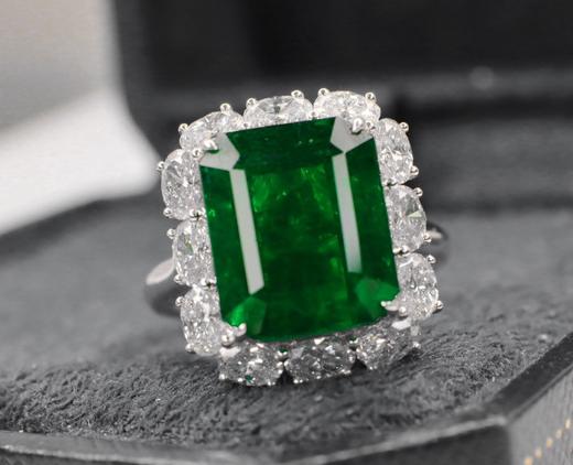 7.16ct刻面祖母绿戒指吊坠 商品图1