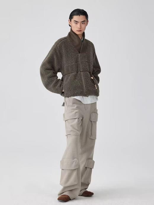 Simple Project/Y24169/青果领摇粒绒两面穿夹克 商品图3