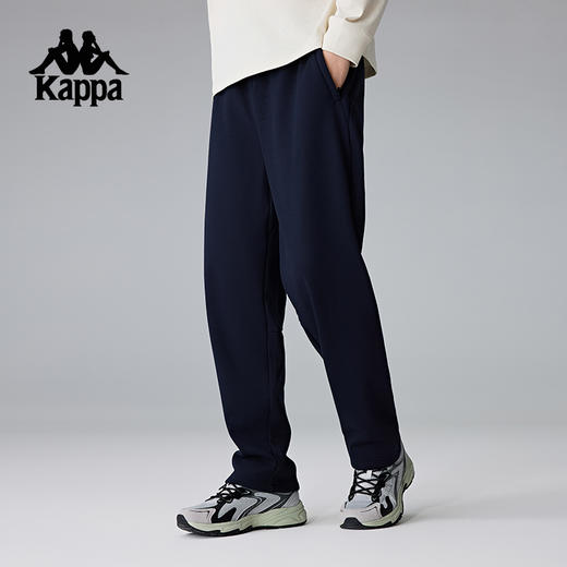 Kappa卡帕背靠背秋季新款运动裤直筒裤跑步长裤男休闲裤针织裤子K0E72AK43-906 商品图1