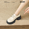 ZHR则则厚底增高小皮鞋2025新款时尚百搭英伦单鞋洋气乐福鞋女鞋 商品缩略图9