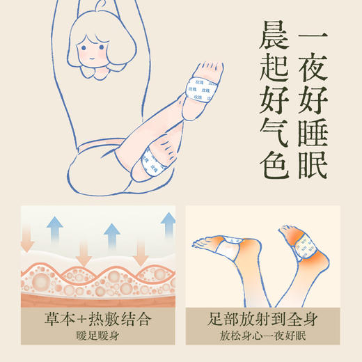 【真不二】王不留行玫瑰足贴2.0足底温灸促通全身养护涌泉一贴多用 商品图4