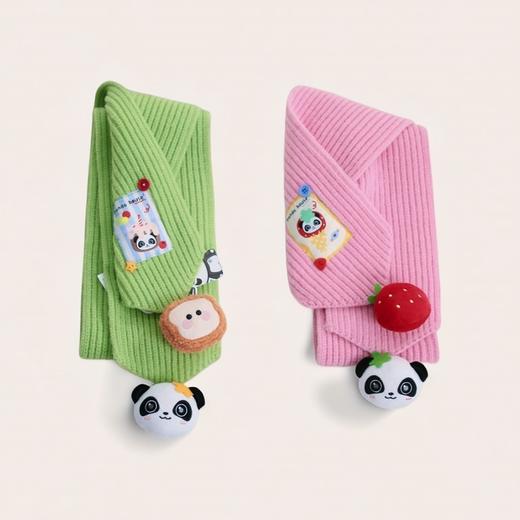 熊猫屋PANDAHOUSE 潘兜针织围巾/帽子/手套 三件套 商品图2