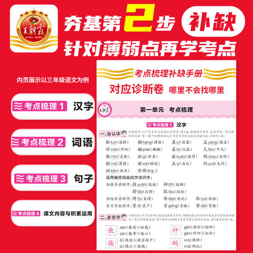 2025春考点梳理时习卷(下册)1-6年级语文/数学/英语版本任选 商品图2