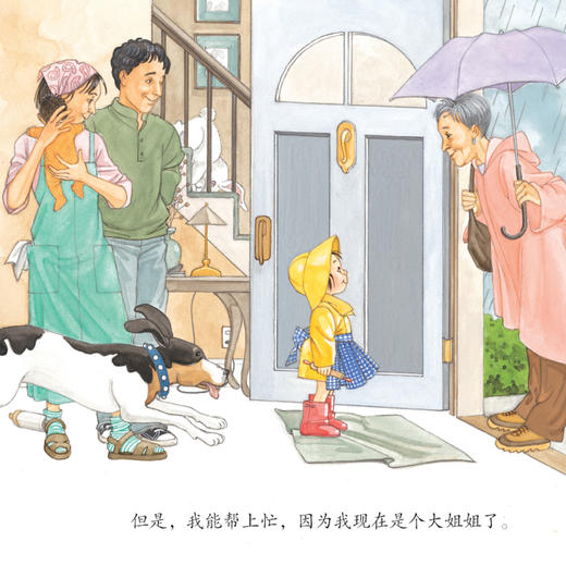 当我安静下来系列-儿童情绪管理与性格培养（共6册）：《当我安静下来》《坏脾气小精灵，快走开！》《我不怕疼》 《我当大哥哥了》《我当大姐姐了》《大恩尼的新家》 商品图13