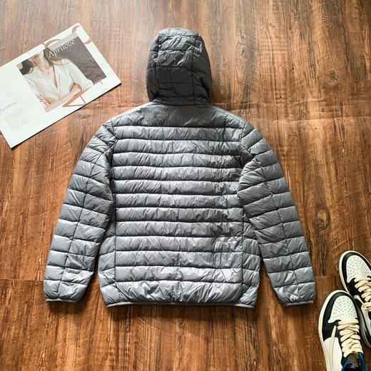 法国*鱼连帽轻薄纯色羽绒 商品图2