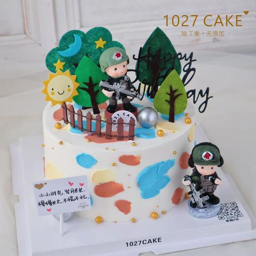 1027CAKE | 警察 军人 当兵 主题 迷彩 商品图1