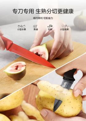 【春上新】10楼菲仕乐  多用刀两件套﹣黑色  吊牌价198元 活动价198元