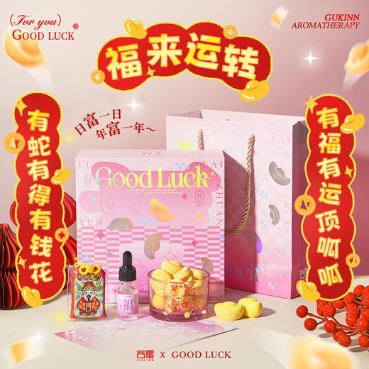 【日富一日！年富一年~】无火香氛礼盒新年送礼物礼品家用扩香石精油生日礼物香薰元宝。ry 商品图0