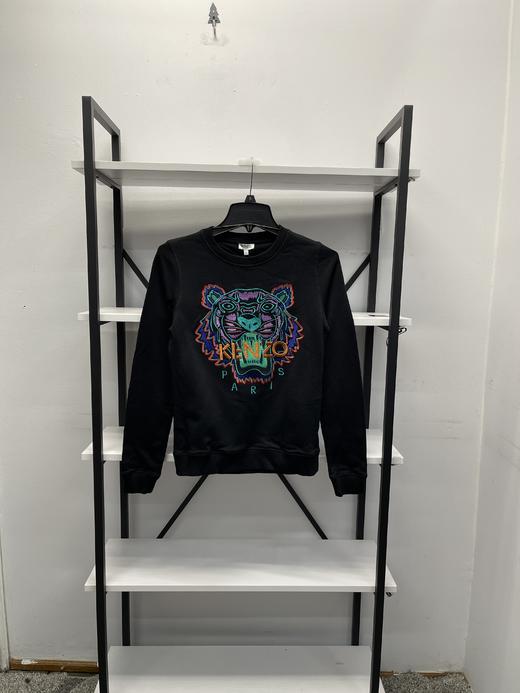 KENZO 女士秋季刺绣虎头LOGO圆领保暖套头长袖卫衣 商品图0