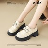 ZHR则则厚底增高小皮鞋2025新款时尚百搭英伦单鞋洋气乐福鞋女鞋 商品缩略图7