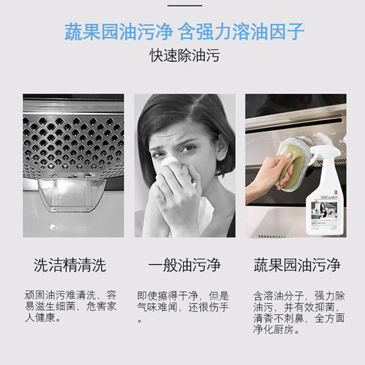 【油污净组合】SukGarden蔬果园阳光橘子油污净500g*3瓶 商品图4