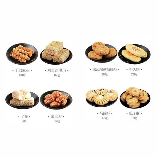 洛杉奇/ 鸿运当头礼盒 1525g/盒 （面点礼盒） 商品图1