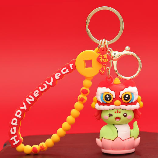 【新年限定❗️新款国潮钥匙扣】金马迎春，财气福气运气蹭蹭涨，既是挂件也是小摆件！马年小礼品新年生肖马高级精致节日礼物链 商品图6