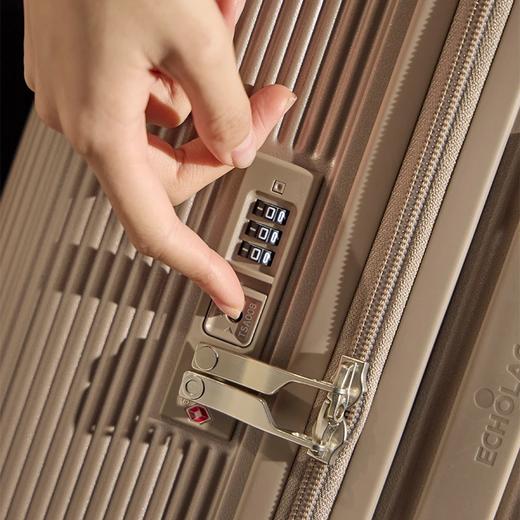 Echolac/爱可乐 侯明昊定制款王朝TRUNK箱出国拉杆旅行箱刻字行李箱PC142K 商品图1