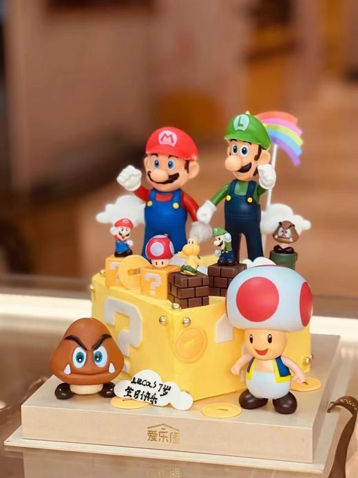 超级马里奥问号箱蛋糕 商品图0