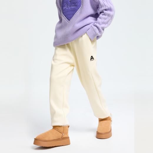 【加绒🔥】男女童全腰针织夹裤冬季新款安奈儿童装EM446538 商品图2