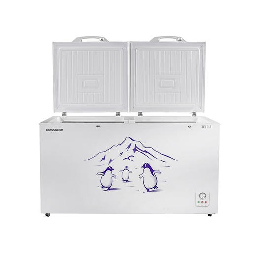 容声BD/BC-508ZEM/RX 二级能效508L家用冷柜大容量一机多用锁鲜速冻双门体大容积小卖部店铺冰柜 商品图6