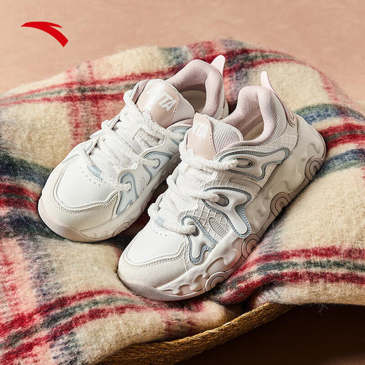 安踏（ANTA）奶昔女子休闲鞋新款潮流舒适厚底增高百搭鞋子122448859 商品图0