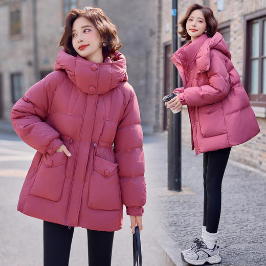 时尚气质连帽，白鸭绒外套羽绒服HSYL2876 商品图2