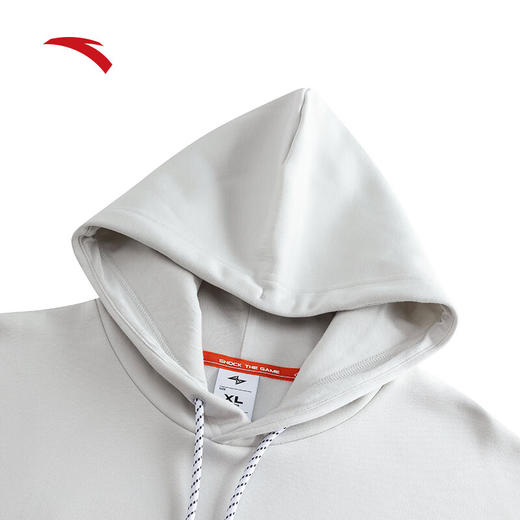 安踏篮球运动卫衣男士冬季新款加绒保暖连帽训练服上衣152441724N 商品图4