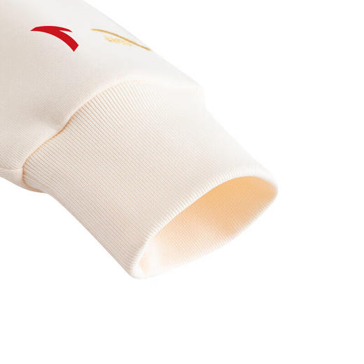 安踏好事发生新年圆领套头卫衣女宽松刺绣休闲上衣162518730 商品图4