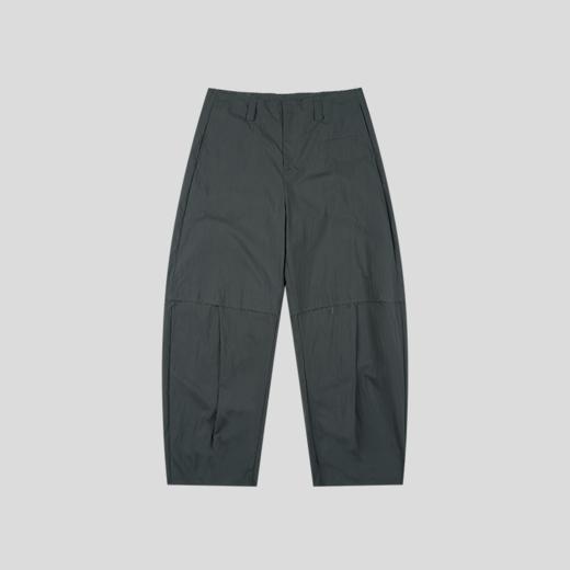 GOODBAI 916 刺绣logo同色拼接毛边直筒休闲裤 商品图1