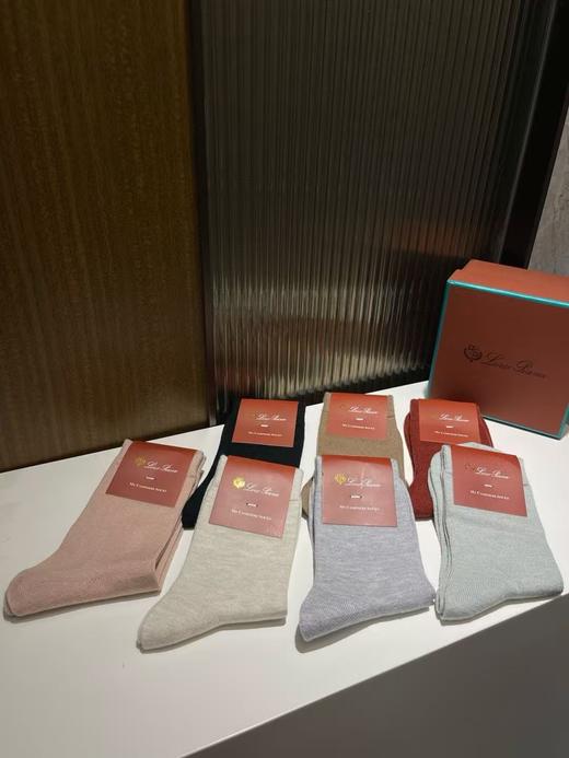 暖脚神器纯色羊绒袜 商品图0