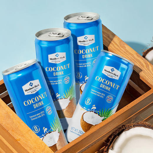 聚便利 X 山姆 Member's Mark 泰国进口 椰子饮料 310ml*1罐 商品图3