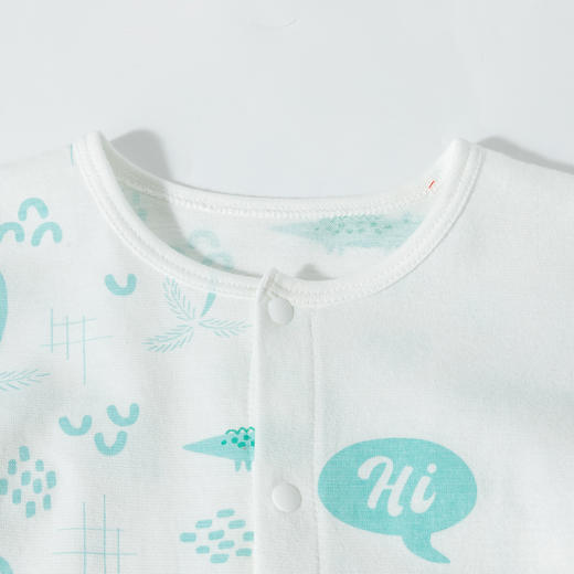 ZB1EL001贝贝怡男女宝宝连体衣春装新生儿纯棉服婴儿哈衣两件装 商品图7