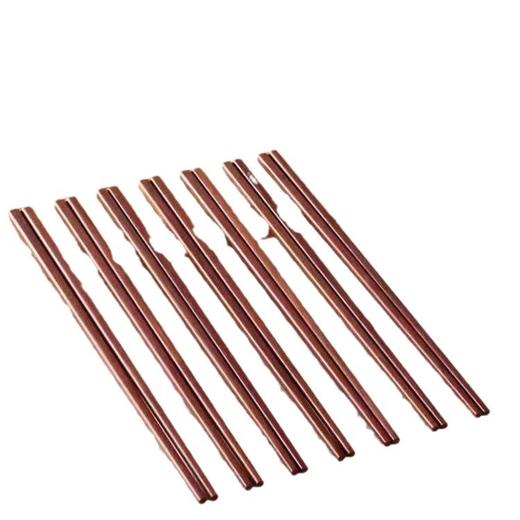 「19.9到手！礼盒装10双」新年礼盒红木原木筷居家日用中式筷子防滑防霉实木筷子餐饮用具 商品图4