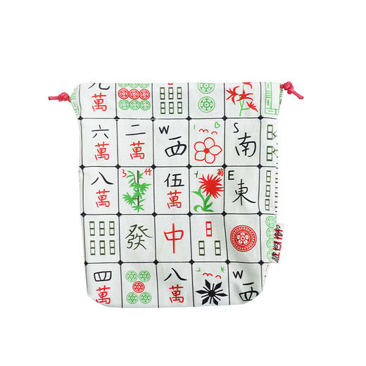 HUJI祤集Tidy收纳袋插画麻将 商品图0