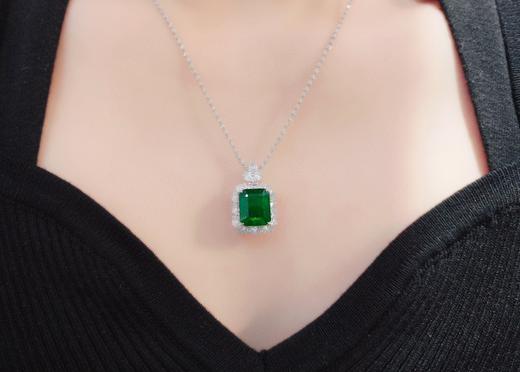 7.16ct刻面祖母绿戒指吊坠 商品图4