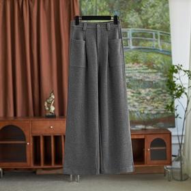 【高货wl】全新升级【铂金会员238/天猫319/差价81】(52730) 洛诗琳秋冬山羊绒醋酸西装裤女高级感高腰垂坠宽松阔腿裤