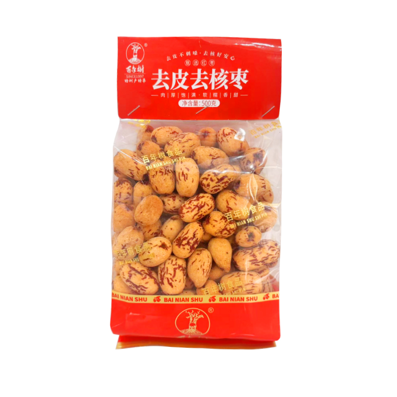 百年树去皮红枣500g