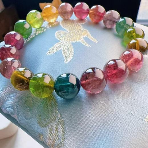 10mm-11mm单圈彩虹碧玺手串 商品图2