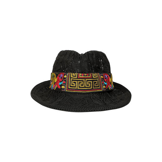 空谷编织绣花礼帽 | 咖色 黑色 | 现货加急发 商品图10