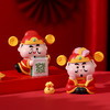 【财神到❗️新年幸运小摆件】小耳朵弹簧，摇摇乐设计，创意国潮，好运来！马年礼物小财神桌面摆件潮玩盲盒办公室树脂手办车载摆件 商品缩略图3