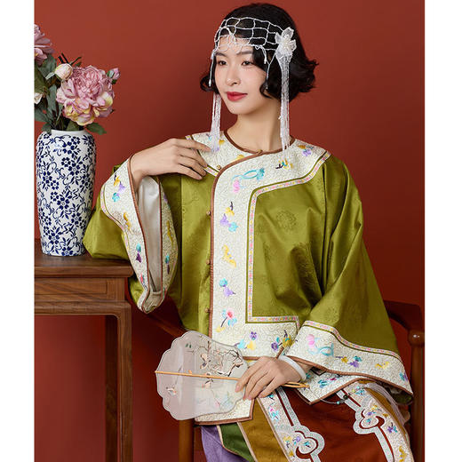 春季新款香云纱桑蚕丝刺绣中式上衣外套L241922 商品图3