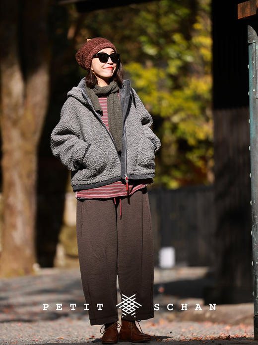 PETIT SCHAN小闪 ACC#015 Dirty white 脏小白 骆驼绒山羊绒混纺手工编织围巾 商品图8