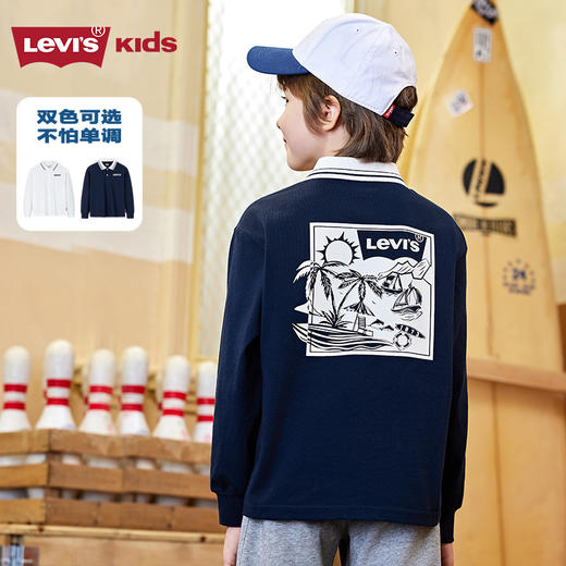 LEVIS 春 大童小童 儿童童装Polo衫LVB-PL-M980 商品图3