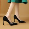 【预售5天】春秋新款法式设计感时尚舒适小众气质细跟性感水钻尖头高跟鞋女ZF&24-038 商品缩略图3