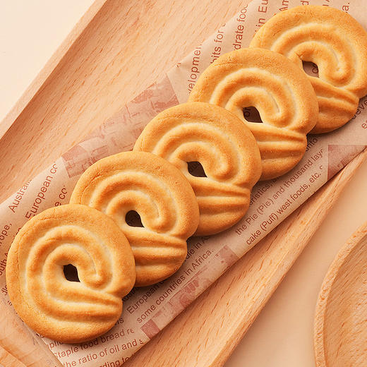 【新年好礼！曲奇饼干礼盒装！】刻凡比利时风味奶油曲奇饼干礼盒装 网红休闲零食品 下午茶茶点送礼佳品 奶香浓郁 口感醇香酥脆-QQ 商品图2