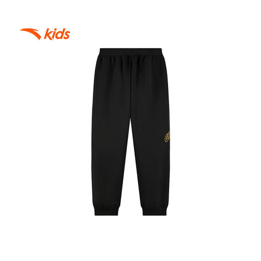 安踏儿童裤子男小童2025新年潮流舒适针织运动长裤352519720 商品图5