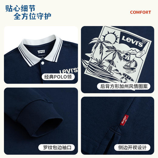 LEVIS 春 大童小童 儿童童装Polo衫LVB-PL-M980 商品图4